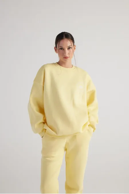 Fine Sweatshirt Sarı Fine Sweatshirt Sarı