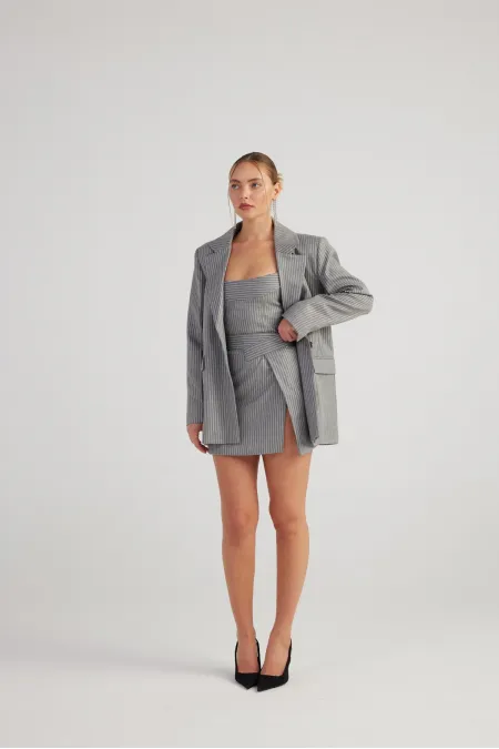 Veste blazer Eden grise