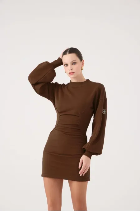 Nancy Dress Brown
