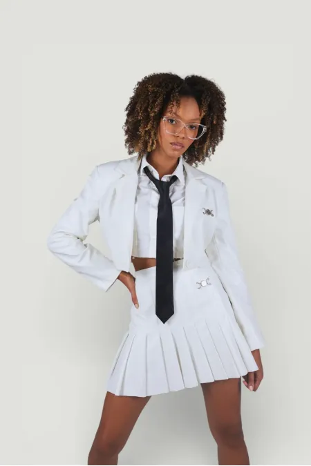 College Deri Etek Ekru