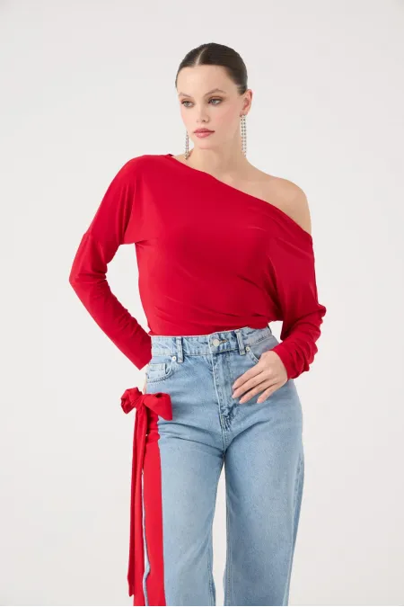 Talia Blouse Red