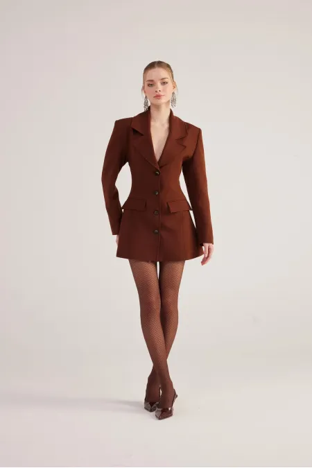 Veste blazer marron Deja