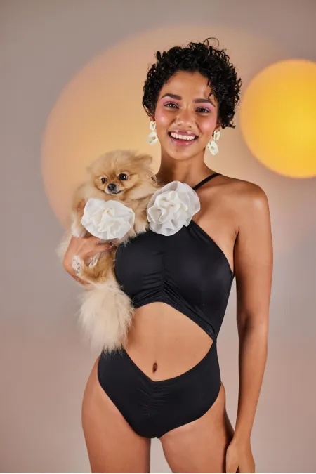 Bloom Swimsuit Black