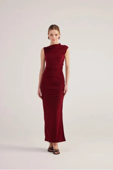 Robe Lily bordeaux
