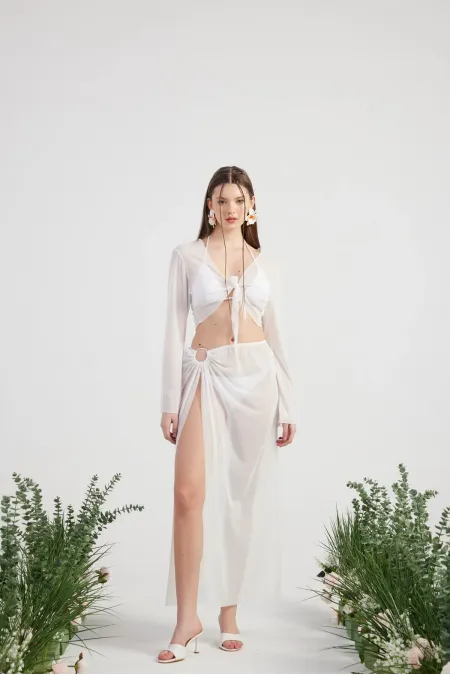 Ringer Pareo Takım Beyaz