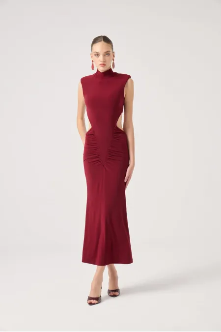 Zuzana Dress Burgundy