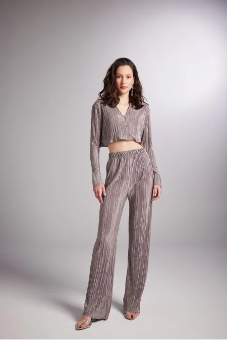 Pantalon confortable en vison