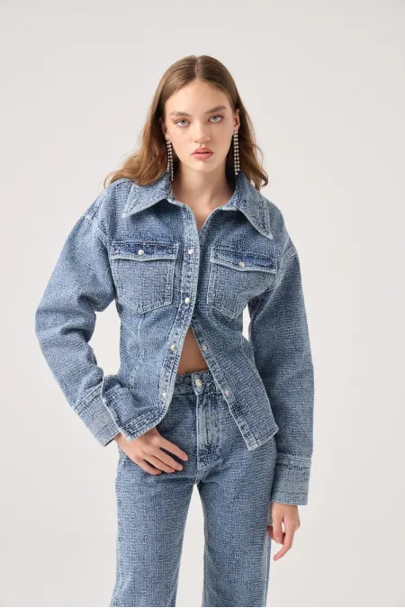 Laura Jean Jacket Blue