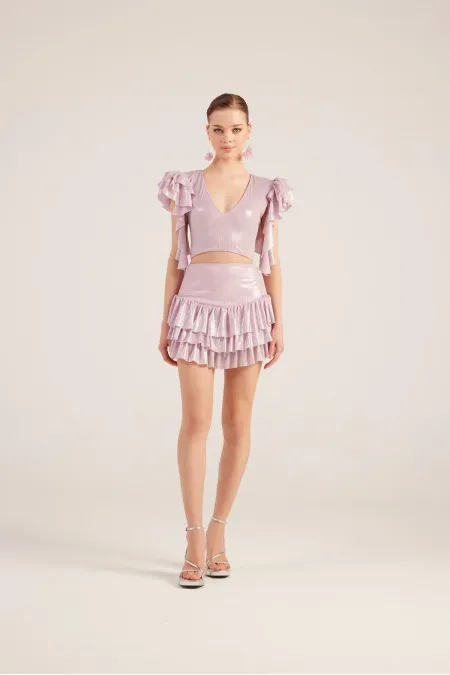 Combinaison rose de grand-mère