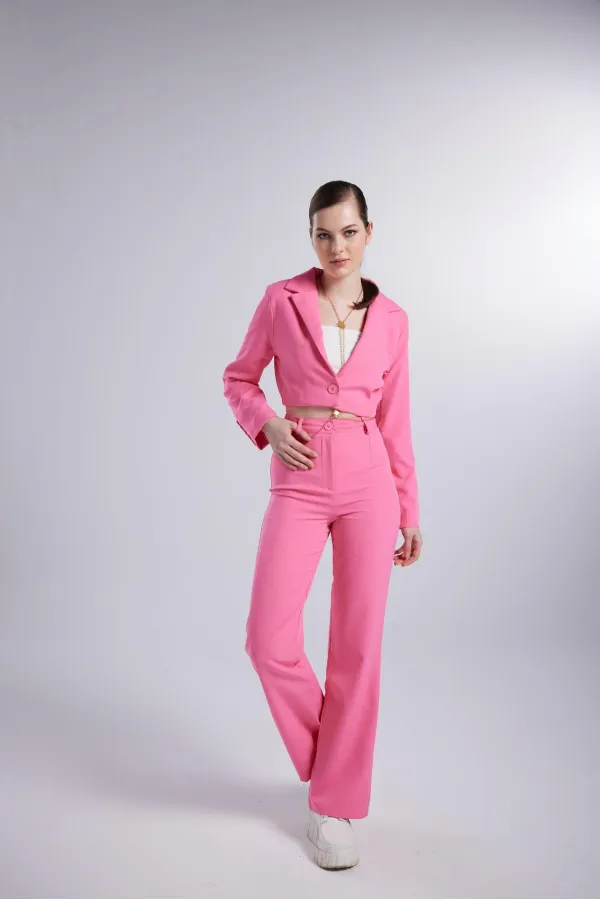 Panky Pantolon Pembe