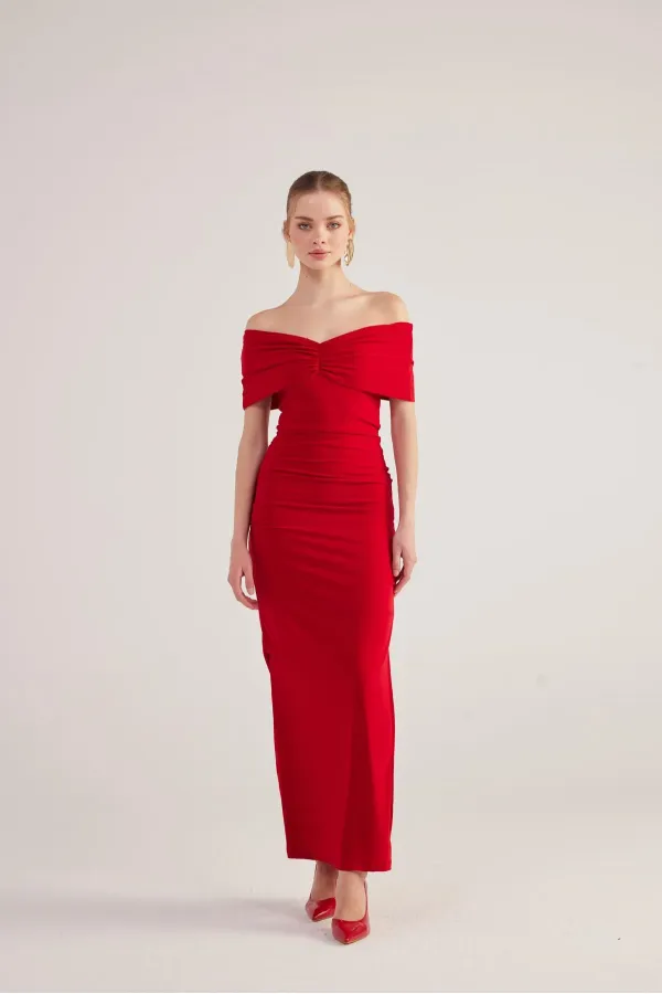 Robe Leila rouge