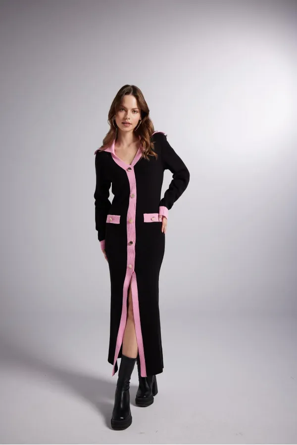 Elias Knit Dress Black