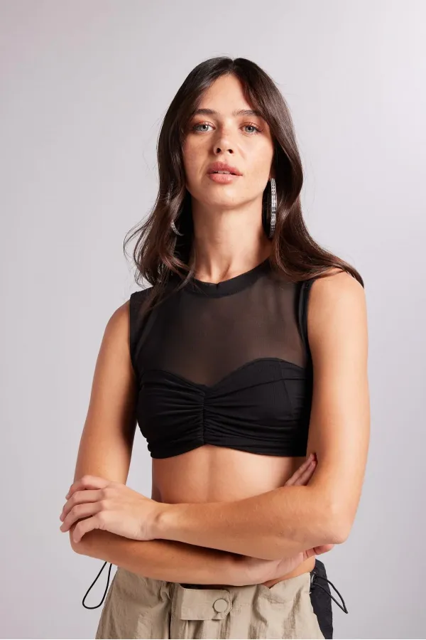 Buterfly Blouse Black