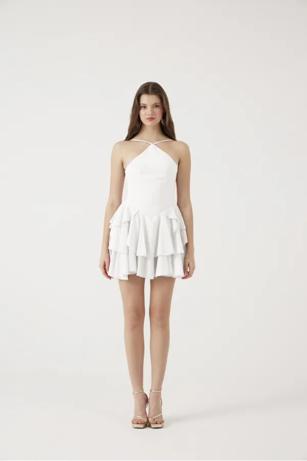 Keira Dress White
