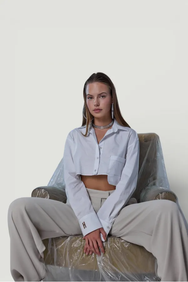 Pocket Gömlek Beyaz