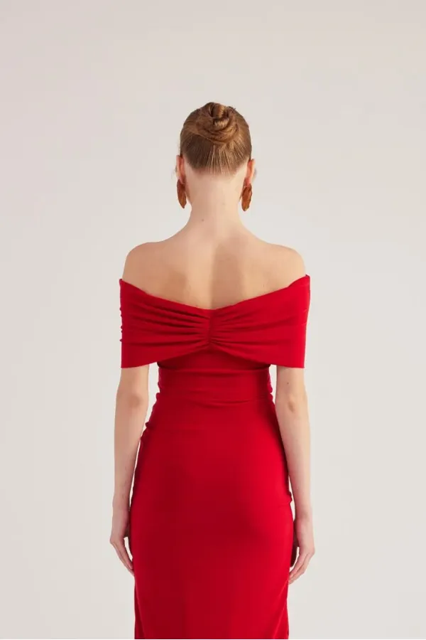 Robe Leila rouge