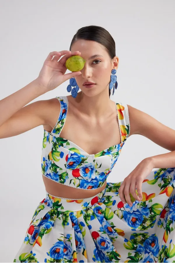 Bustier Ravello bleu