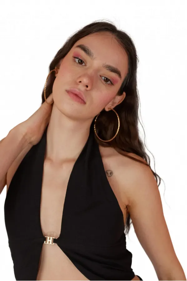 Blouse noire Rise Accessory