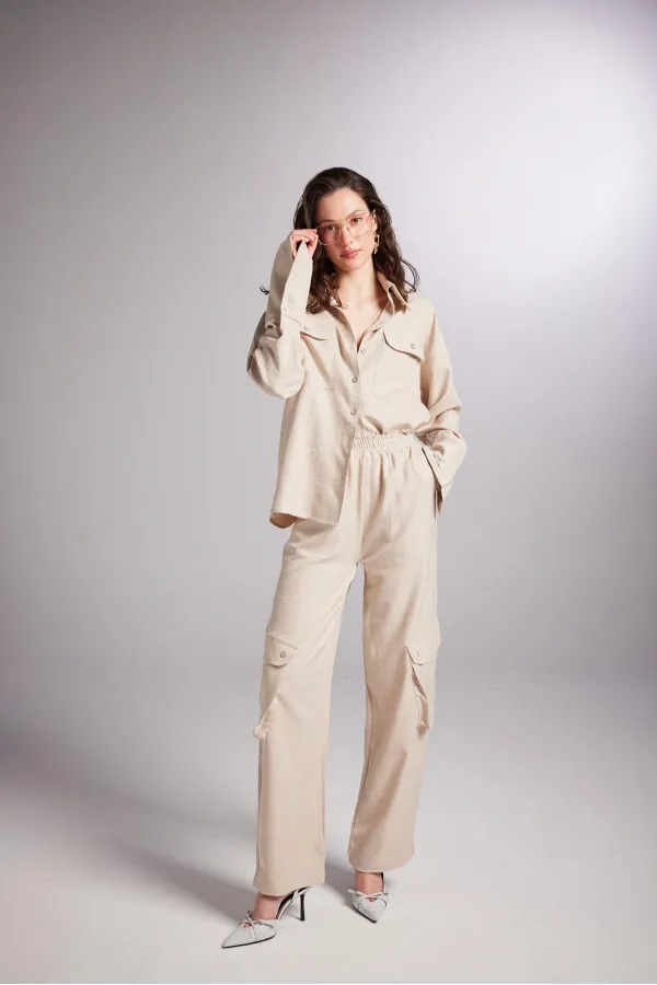 Pantalon Julia beige