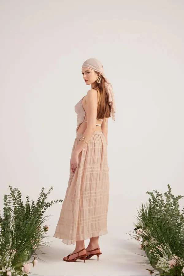 Costume bohème beige