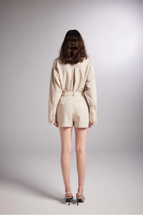 Julia Şort Bej