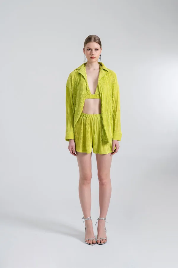 Comfy Oversize Gömlek Yeşil