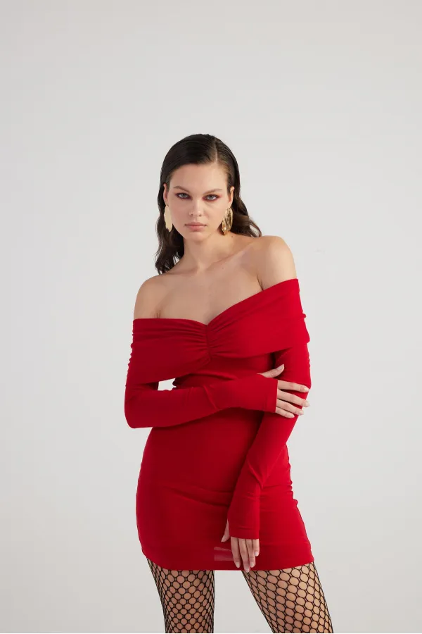 Dreamer Elbise Kırmızı