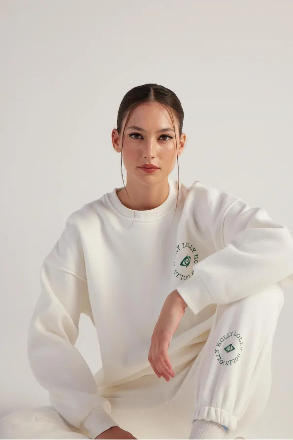 Fine Sweatshirt Ecru