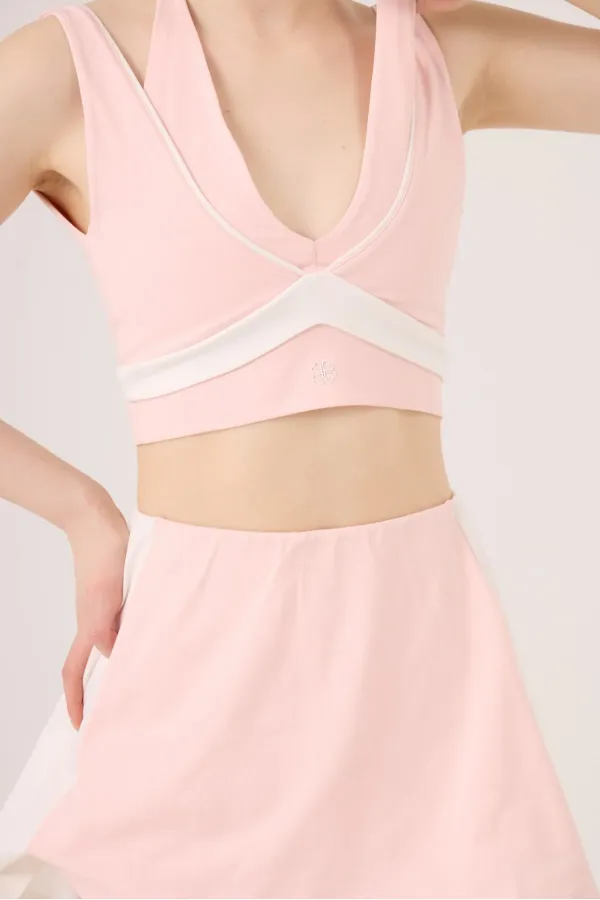 V-Neck Stella Bustier Pink
