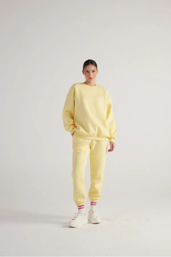 Fine Eşofman Altı Sarı