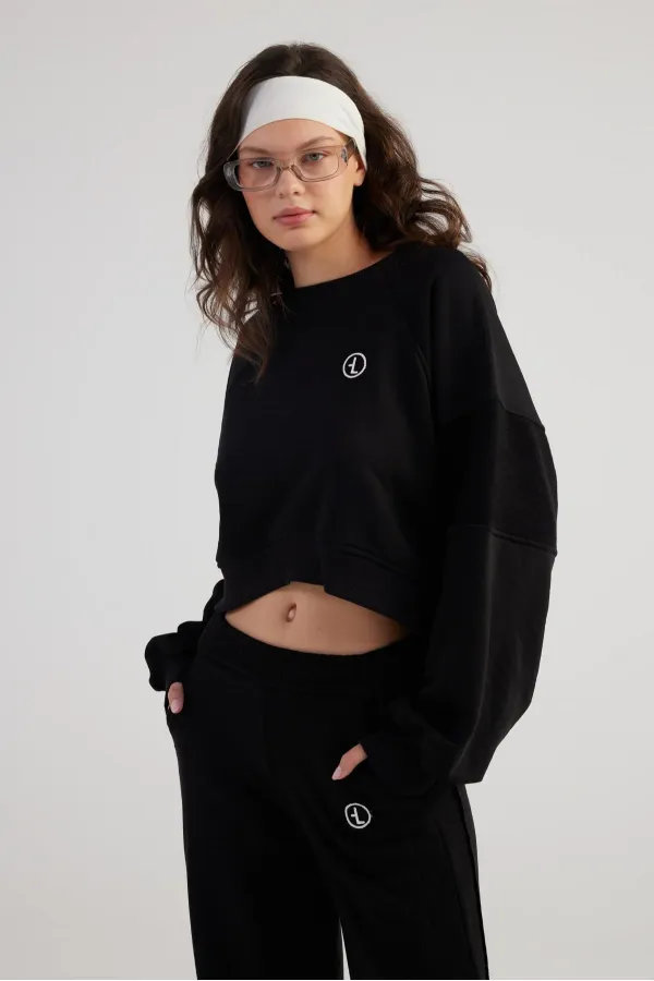 Sweat-shirt Cali noir