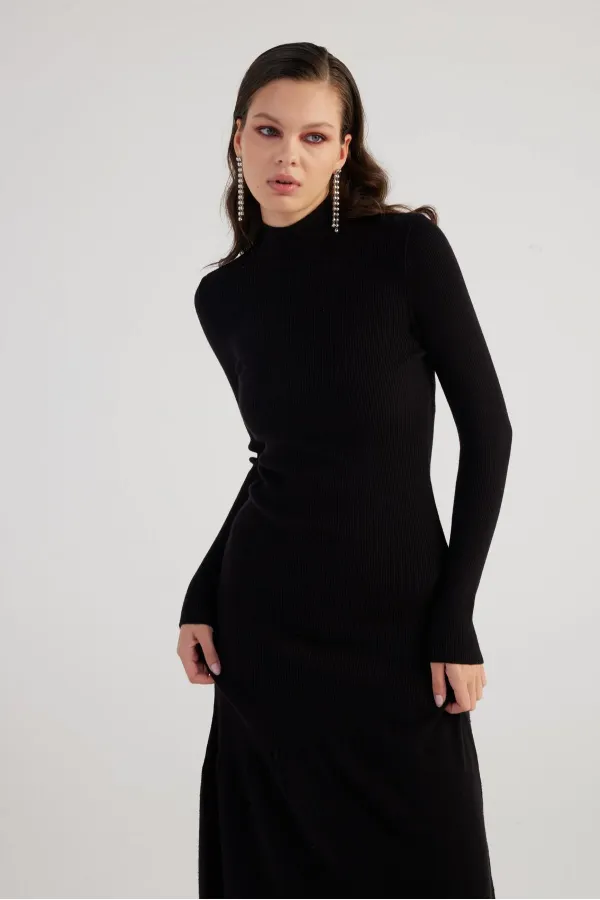 Sally Knit Dress Black