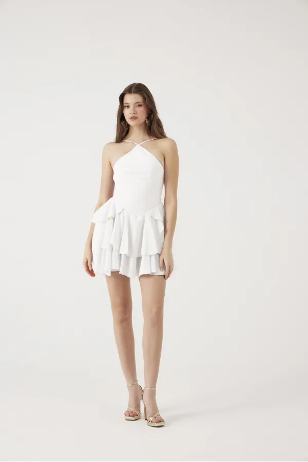 Keira Dress White