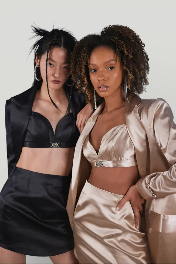 Bustier fantaisie beige