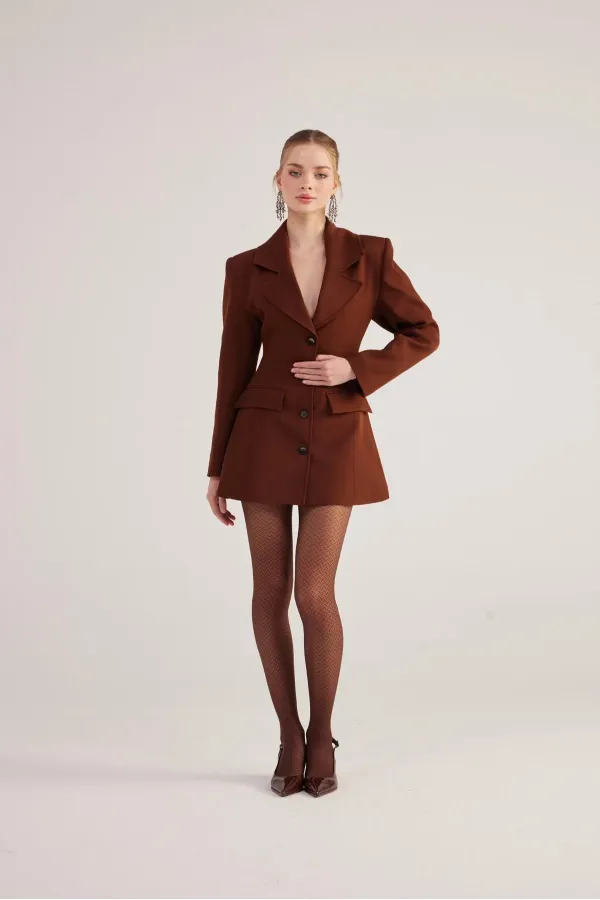Veste blazer marron Deja