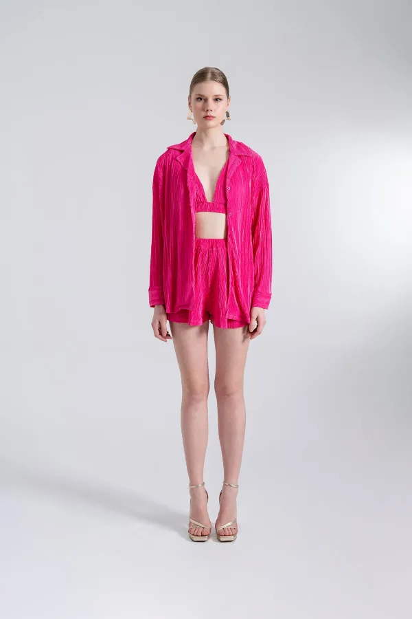 Comfy Oversize Shirt Pink