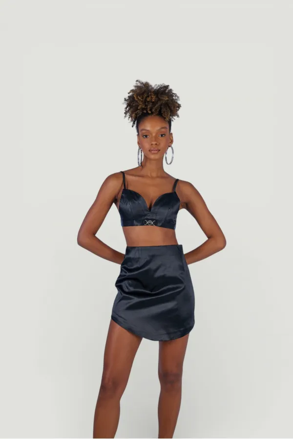 Bustier fantaisie noir