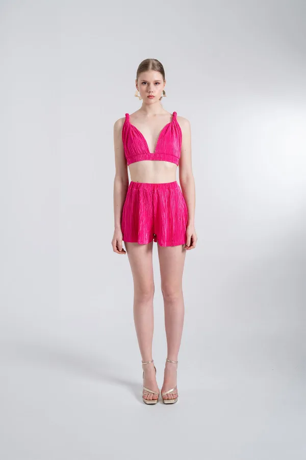 Bustier rose confortable