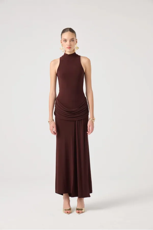 Valentina Dress Brown
