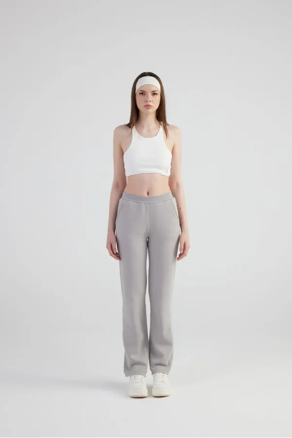 Pantalon de survêtement gris chiné