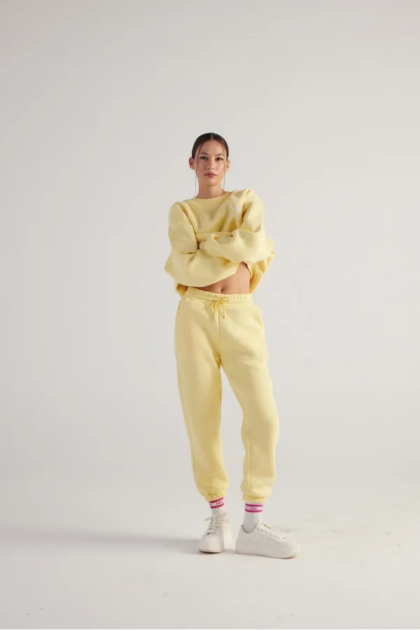 Fine Eşofman Altı Sarı