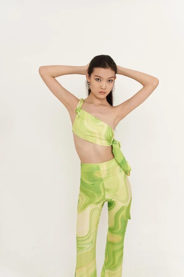 Malrose Pantolon Yeşil