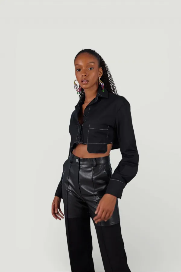 Pocket Gömlek Siyah