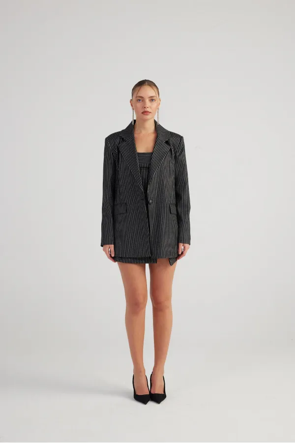 Veste blazer Eden noire