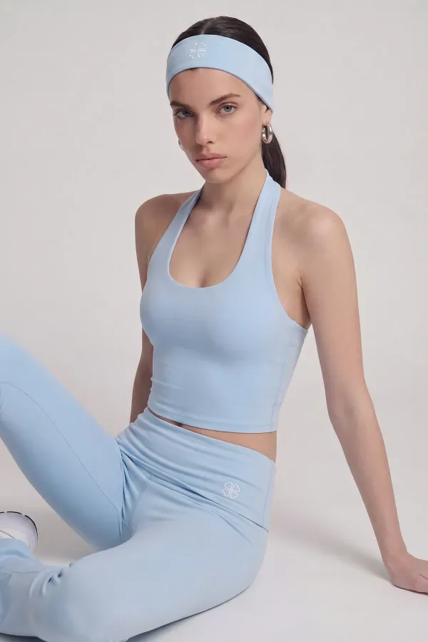 Ellen Halter Neck Bustier Blue