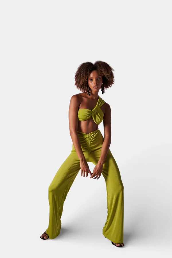 Beatrice Crop Yeşil