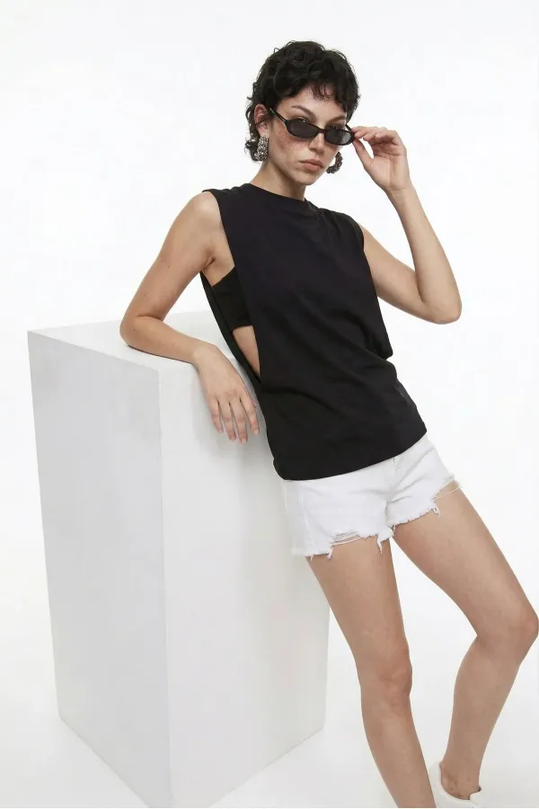 Army Oversize Tshirt Siyah