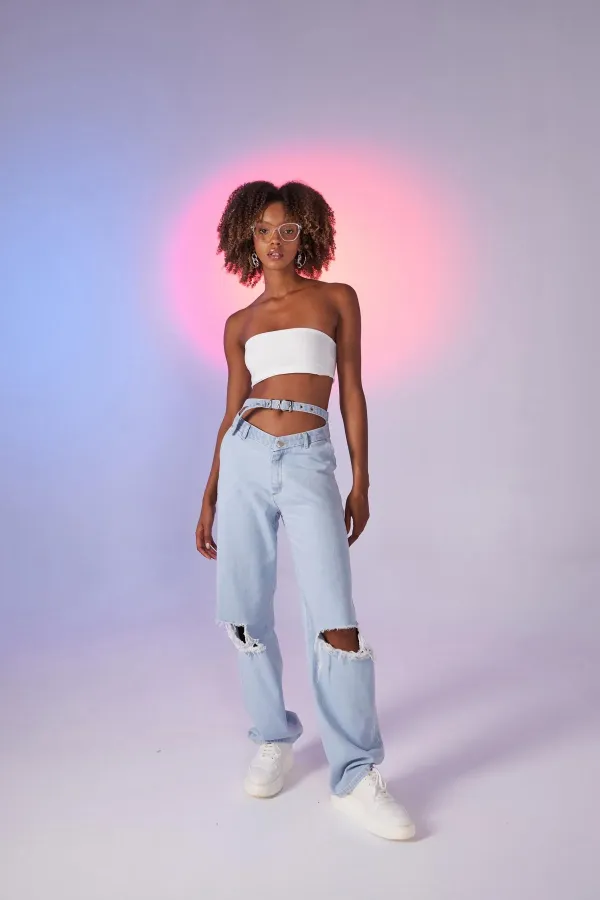 Viento Jean Pantolon Mavi