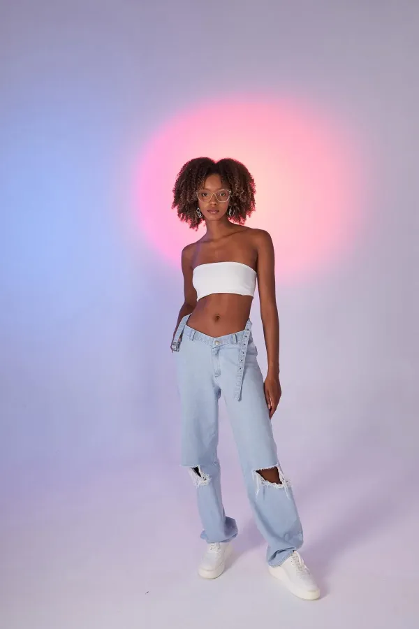 Viento Jean Pantolon Mavi