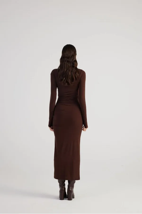 Yasmin Dress Brown